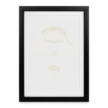 Le singe de Shakespeare - Affiche encadrée (27 × 37 cm) - noir - Devant