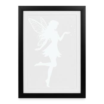 Elfe Fée - Affiche encadrée (27 × 37 cm) - noir - Devant