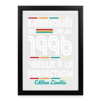 30 Year Anniversary - Made in May 1996 - Framed poster (27 × 37 cm) - black - Front