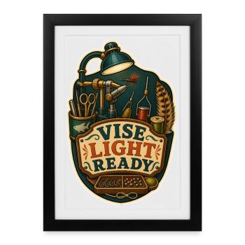 VISE LIGHT READY - Framed poster (27 × 37 cm) - black - Front