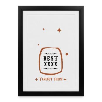 Spiritual Drinker - Framed poster (27 × 37 cm) - black - Front