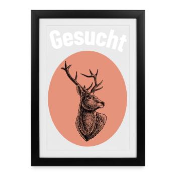 Hunting Lovers - Framed poster (27 × 37 cm) - black - Front