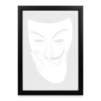 révélation - Affiche encadrée (27 × 37 cm) - noir - Devant