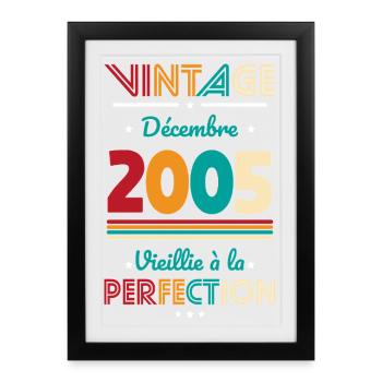 20 Years Anniversary - Vintage - December 2005 - Framed poster (27 × 37 cm) - black - Front