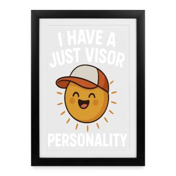Personnalité du Soleil - Affiche encadrée (27 × 37 cm) - noir - Devant