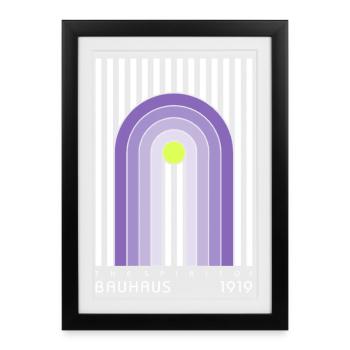 The Spirit Of Bauhaus 1919 - Framed poster (27 × 37 cm) - black - Front