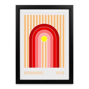 The Spirit Of Bauhaus 1919 - Framed poster (27 × 37 cm) - black - Front
