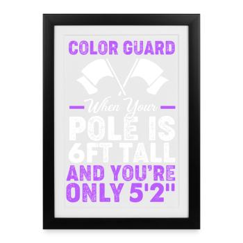 Carnaval Carnaval agitant des drapeaux Carnaval agitant des drapeaux - Affiche encadrée (27 × 37 cm) - noir - Devant