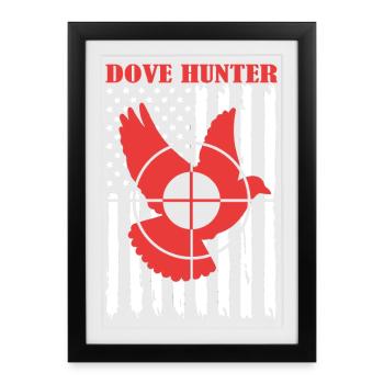 Pigeon Pigeon Hunt - Framed poster (27 × 37 cm) - black - Front