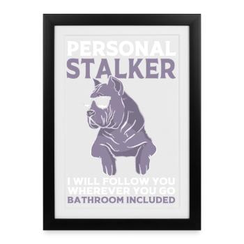 Cane Corso - Framed poster (27 × 37 cm) - black - Front