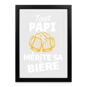 Humour and Friends: Festive Beer - Framed poster (27 × 37 cm) - black - Front