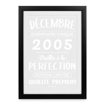 20th Anniversary - December 2005 Perfection - Framed poster (27 × 37 cm) - black - Front