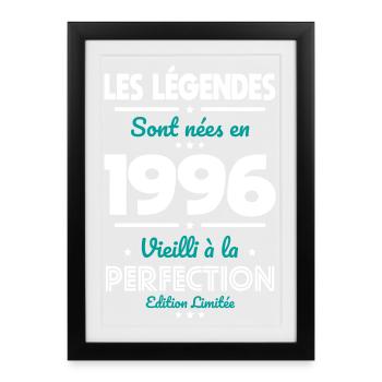1996 – Legends – Aged to perfection - Framed poster (27 × 37 cm) - black - Front