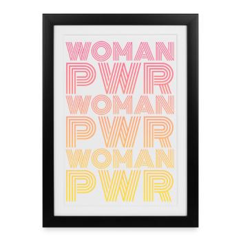 Le pouvoir de la femme - Affiche encadrée (27 × 37 cm) - noir - Devant