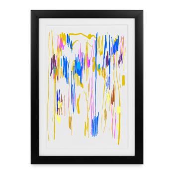 Colors Art - Background Abstract - Framed poster (27 × 37 cm) - black - Front