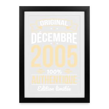 20th Anniversary - Original - December 2005 - Framed poster (27 × 37 cm) - black - Front