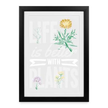Garden & Plant Lovers Gifts - Framed poster (27 × 37 cm) - black - Front
