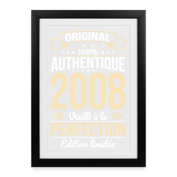 2008 – Aged to Perfection – Limited Edition - Framed poster (27 × 37 cm) - black - Front