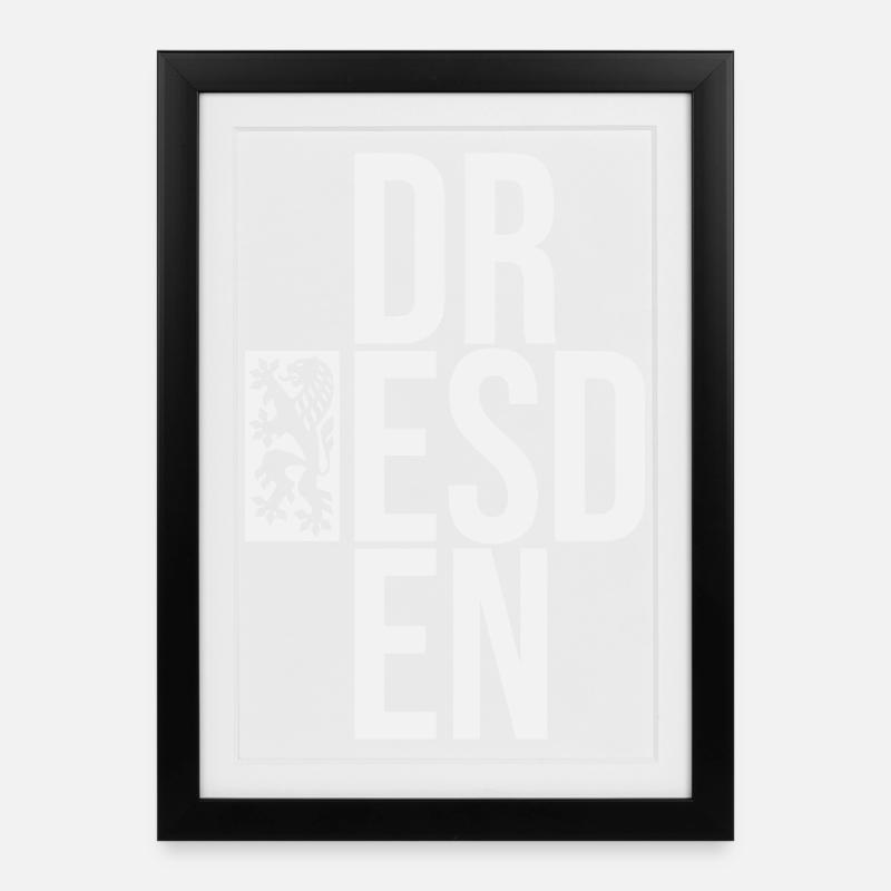 DR ESD EN - Framed poster (27 × 37 cm) - black