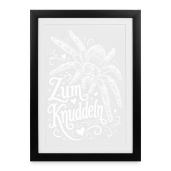 Vogelspinnen Fan - Gerahmtes Poster (27 × 37 cm) - Schwarz - Vorne