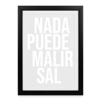 Rien ne peut nuire au sel - Affiche encadrée (27 × 37 cm) - noir - Devant