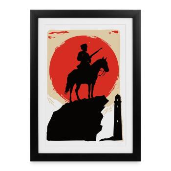 Abrek - Framed poster (27 × 37 cm) - black - Front