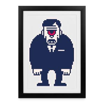 Cyclops - Framed poster (27 × 37 cm) - black - Front