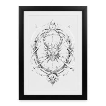 Default Vector Logo - Astrological Games - Framed poster (27 × 37 cm) - black - Front