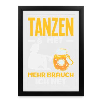 Dance - Framed poster (27 × 37 cm) - black - Front