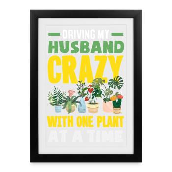 Garden & Plant Lovers Gifts - Framed poster (27 × 37 cm) - black - Front