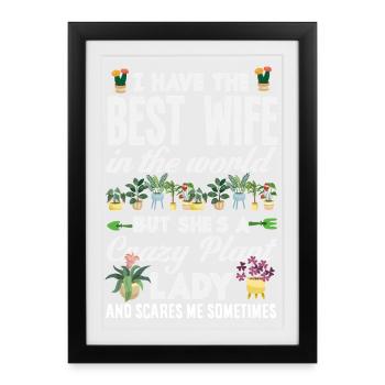 Garden & Plant Lovers Gifts - Framed poster (27 × 37 cm) - black - Front