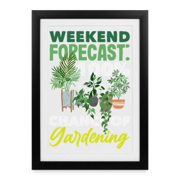 Garden & Plant Lovers Gifts - Framed poster (27 × 37 cm) - black - Front