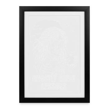 Funny Teacher Skeleton Halloween Classroom - Framed poster (27 × 37 cm) - black - Front