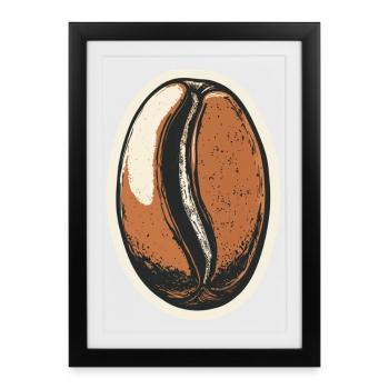 Coffee - Framed poster (27 × 37 cm) - black - Front