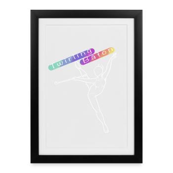 Illustration_sans_titre - Framed poster (27 × 37 cm) - black - Front