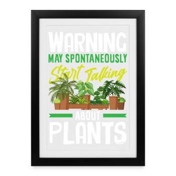 Garden & Plant Lovers Gifts - Framed poster (27 × 37 cm) - black - Front