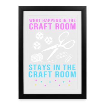 Scrapbook Scrapbooking - Affiche encadrée (27 × 37 cm) - noir - Devant