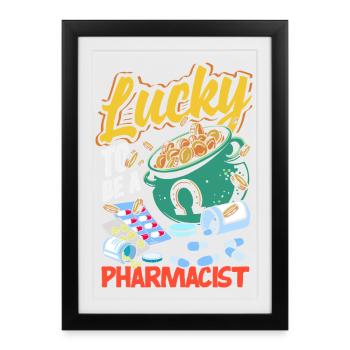 Pharmacist Pharmaceutical Technical - Framed poster (27 × 37 cm) - black - Front