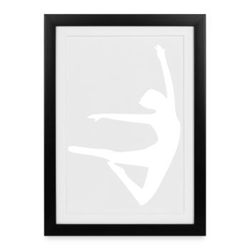 Dancing Dance - Framed poster (27 × 37 cm) - black - Front