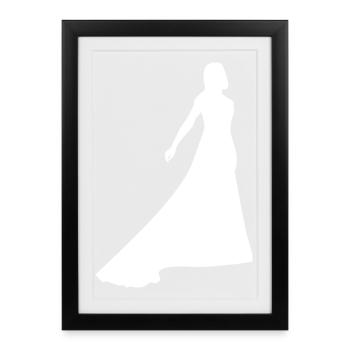 Wedding - Framed poster (27 × 37 cm) - black - Front