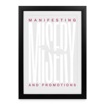 Manifesting Violet Victory Bat - Framed poster (27 × 37 cm) - black - Front