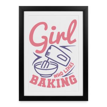 Baker - Framed poster (27 × 37 cm) - black - Front
