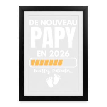 Grandpa again in 2026 please wait - Framed poster (27 × 37 cm) - black - Front