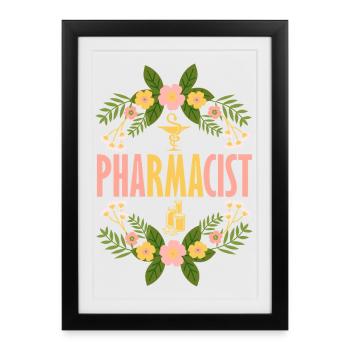 Pharmacist Pharmaceutical Technical - Framed poster (27 × 37 cm) - black - Front