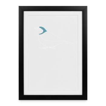 Buchfink - Affiche encadrée (27 × 37 cm) - noir - Devant
