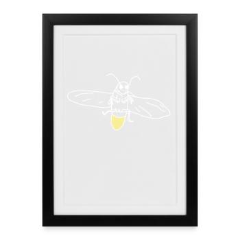 Firefly - Framed poster (27 × 37 cm) - black - Front