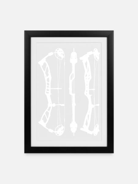 EliteBasin_PlanW - Framed poster (27 × 37 cm) - black