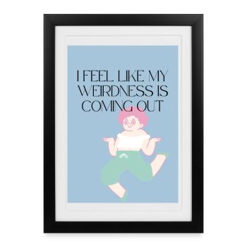 Felling Weird - Framed poster (27 × 37 cm) - black - Front