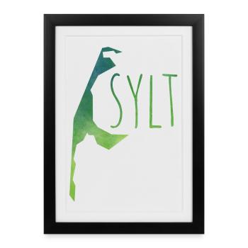 sylt - Affiche encadrée (27 × 37 cm) - noir - Devant