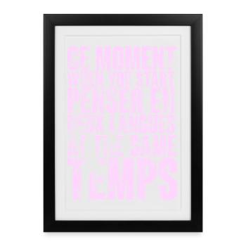 DICTON COOL POUR LES MULTILINGUES, LES INTERNATIONAUX - Affiche encadrée (27 × 37 cm) - noir - Devant
